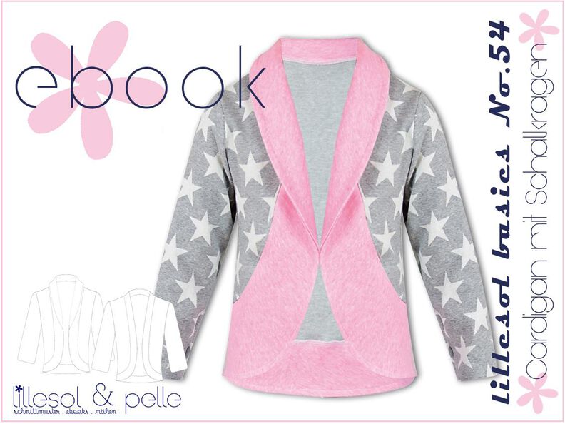 Ebook/Nähanleitung Cardigan mit Schalkragen image number 1