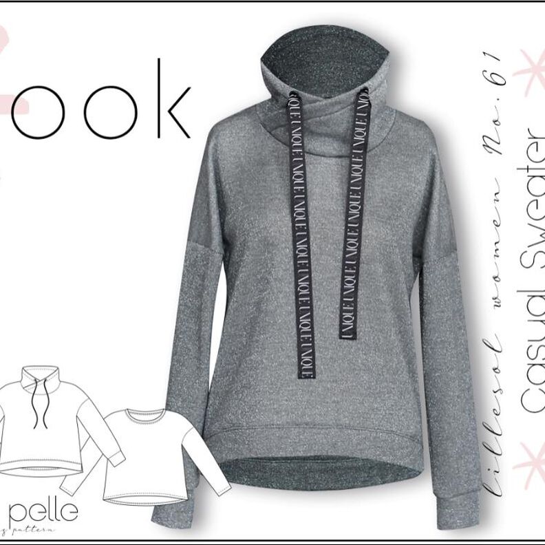 Ebook / Schnittmuster lillesol women No.61 Casual Sweater image number 1