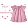 Schnitt + Anleitung Carmen-Bluse Mädchen 68-140 thumbnail number 1