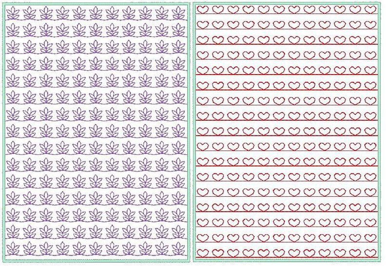 voll flächige Stickdatei zum Stoff besticken 13x18cm image number 4
