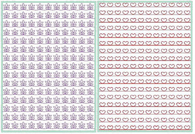 voll flächige Stickdatei zum Stoff besticken 13x18cm image number 4
