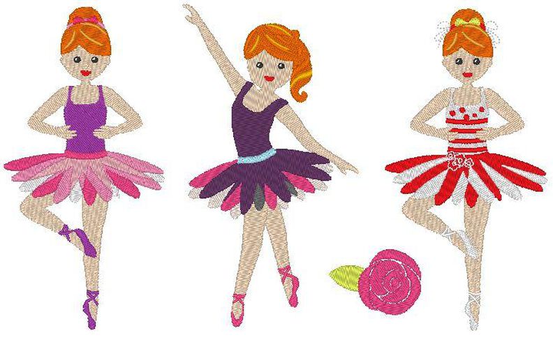 Ballerina Stickdatei Ballett image number 2