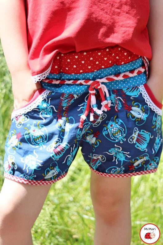Ballonshorts Kinder Schnittmuster Gr. 62-152 -deine TUULA #8 image number 5