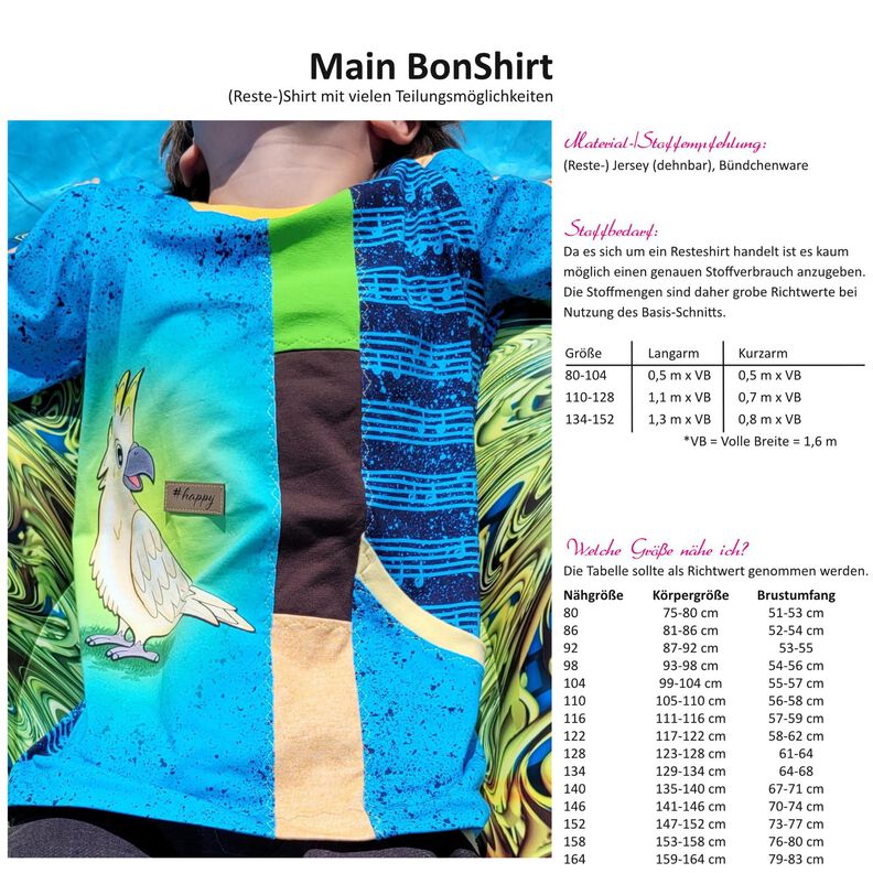 Main BonShirt - Resteshirt- 80-164 inkl. BEAMERDATEI image number 1