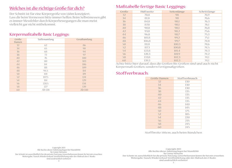 Mamili´s Basic Leggings Gr. 32-60 image number 10