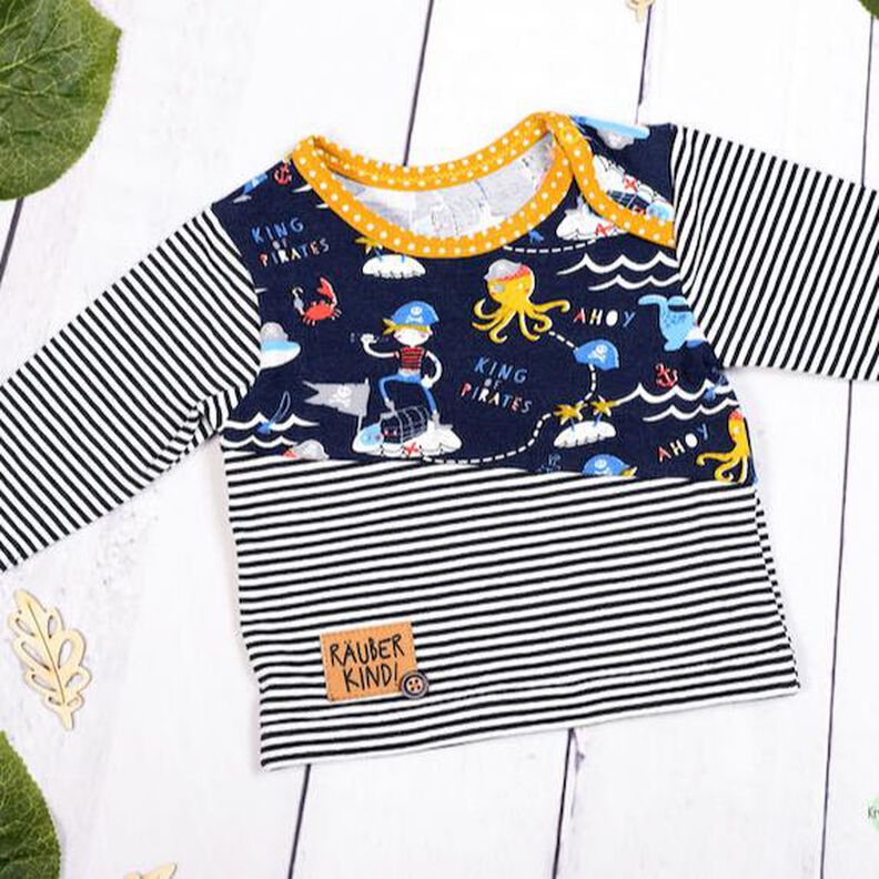 Baby Shirt "Rajan", Schnittmuster & Anleitung, Gr. 50-74 image number 1