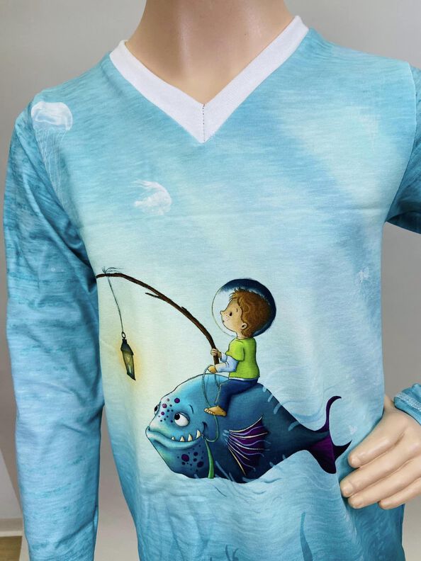 V-Shirt Vincent Gr. 104 - 158 inkl. A0 image number 4