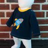 Baby Pullover „Jojo“ Knopfleiste und Bündchen Gr 56-98 A4+A1 thumbnail number 3