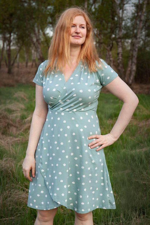 Kleid, Tunika (34-54) CARA MIA Schnittmuster in Wickeloptik image number 6