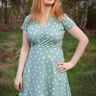 Kleid, Tunika (34-54) CARA MIA Schnittmuster in Wickeloptik thumbnail number 6
