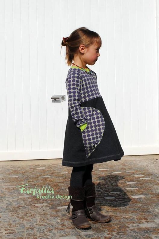 eBook Aurinko - Raglankleid mit Tasche Größe 98 - 164 image number 4