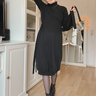 Midi Sweatshirtkleid  | Kleid mit Bindedetails | Linnea thumbnail number 7