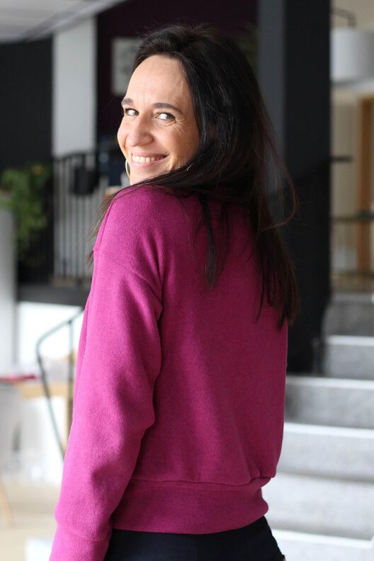 Polly- Pullover mit V-Ausschnitt  image number 5
