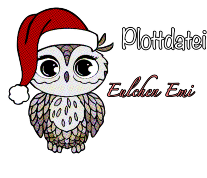 PLOTTERDATEI "EULCHEN EMI" WEIHNACHTEN - SVG UND DXF FORMAT image number 4