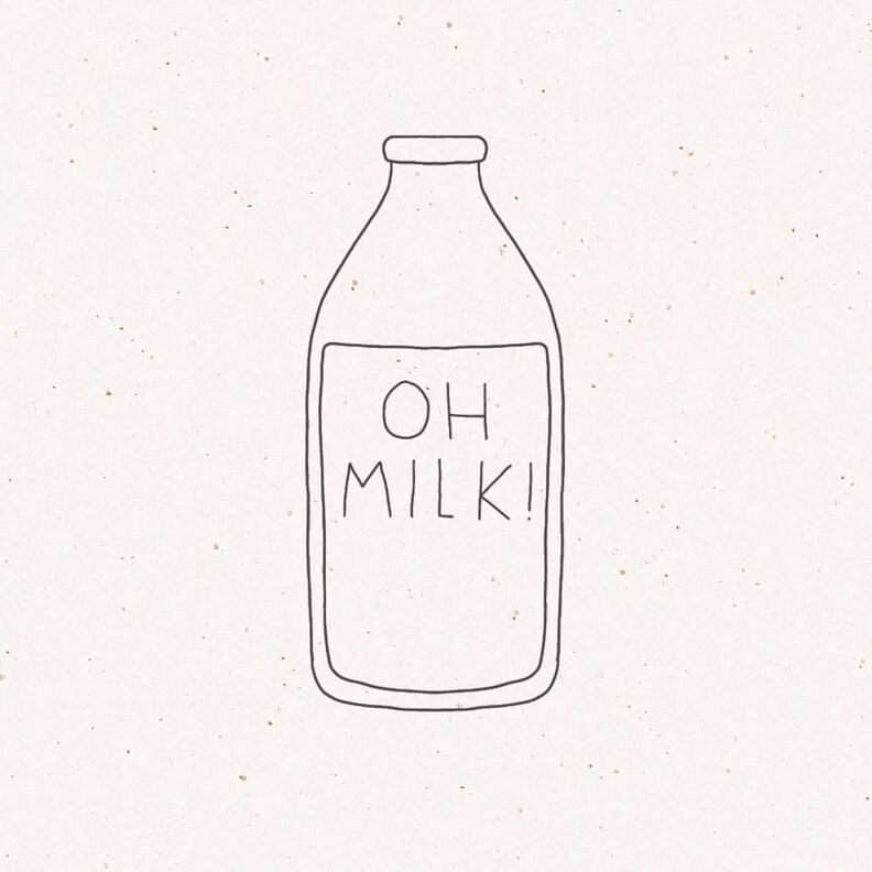 PLOTTERVORLAGE "OH MILK!" image number 1