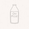 PLOTTERVORLAGE "OH MILK!" thumbnail number 1