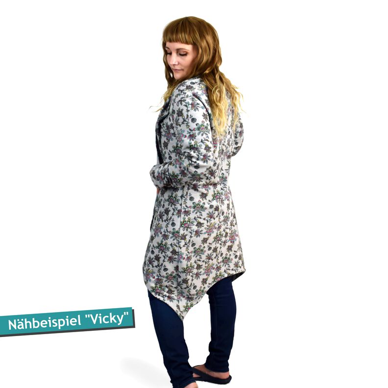 Sweat Cardigan, Gr. 32-54, Schnitt m. Ebenen A4, A0+, Beamer image number 7