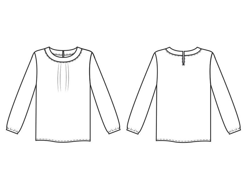 Bluse Ageeth Nähanleitung + Schnitt image number 3