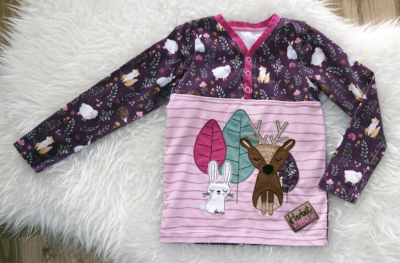 Shirt MATTI mit Knopfleiste Gr. 74 - 164 image number 5