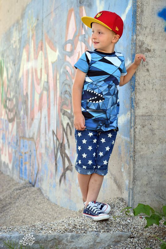 *Kids Basicshirt* Shirt mit vielen Teilungen, runder Saum image number 10