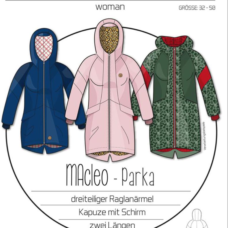Ebook MAcleo Parka mit Raglanärmel, Gr. 32 - 50 image number 1