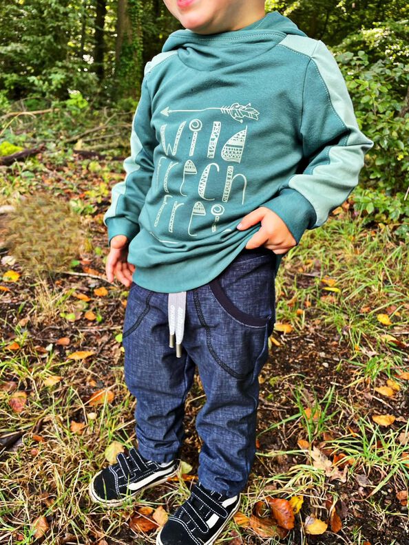 El Comodo Hoodie-Sweatjacke-Hose Kinder unisex Gr. 80 - 158 image number 9