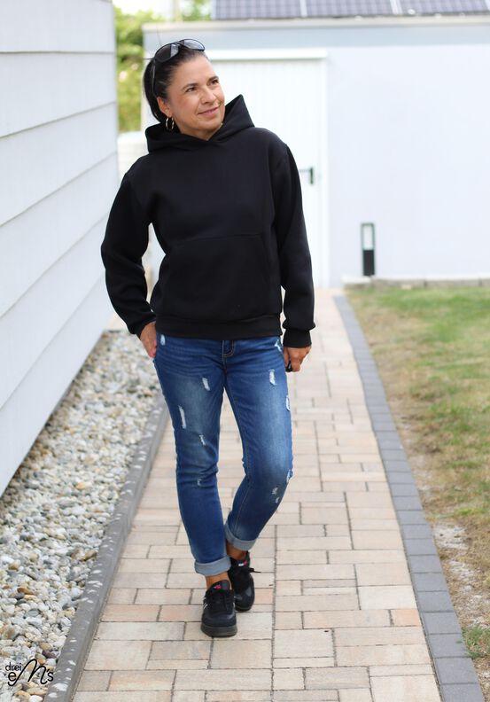 Hoodie MELFI Gr. 32-56 Schnittmuster PDF Ebook image number 5