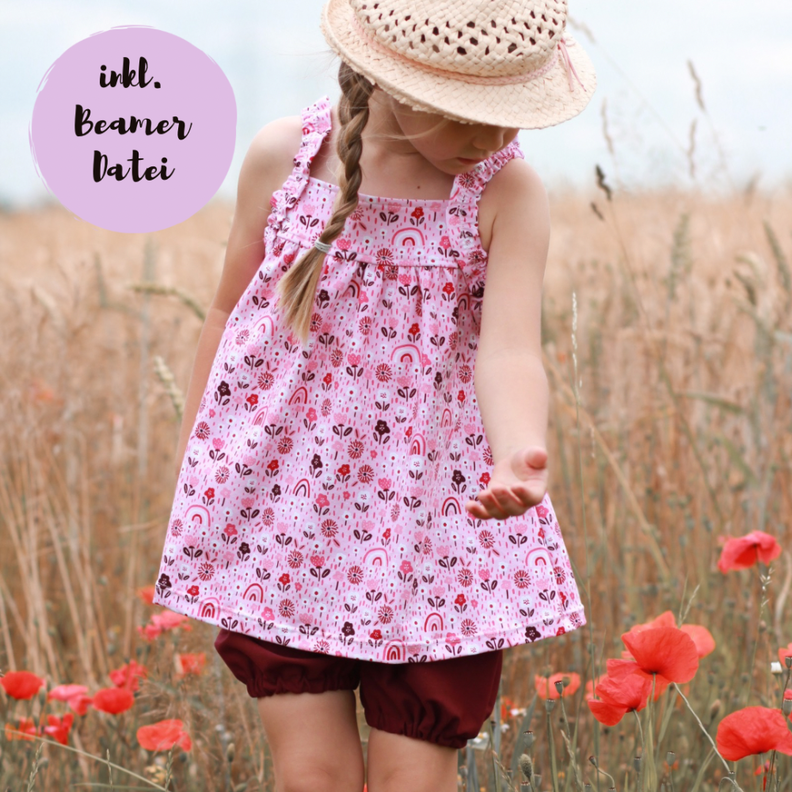 Ruffled Strap Dress - BEAMER Version - Gr. 86 - 164 image number 1