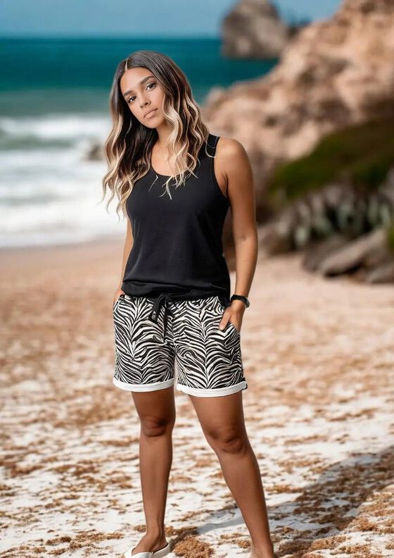 Sweatshort Eva, Gr. 32 – 54 Schnittmuster mit Ebenen image number 6