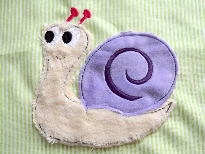 Stickdatei Schnecke doodle Set 4 Größen image number 4