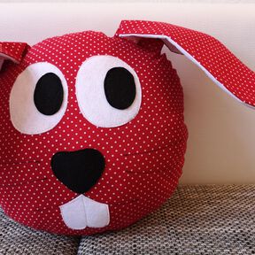 Hase, Kinderkissen, Osterdeko, Schnitt und Anleitung