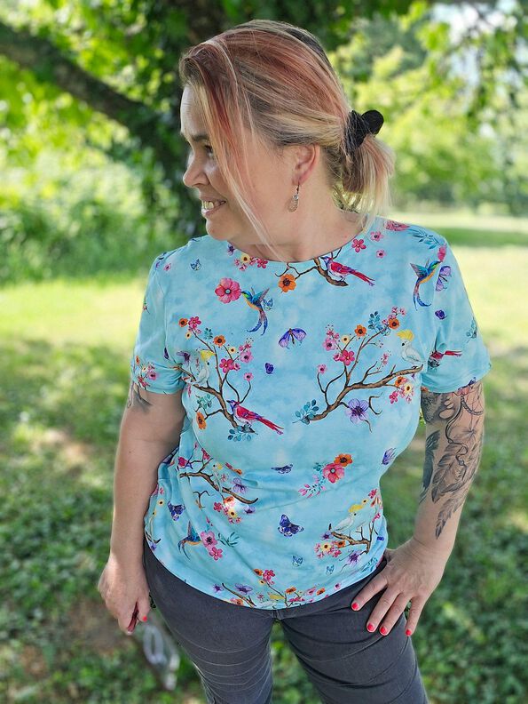 Schnittmuster figurnahes Tshirt CANELA (34-58) image number 6