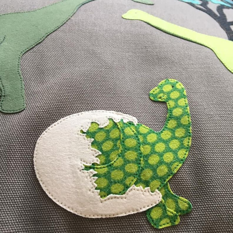 Applikationsvorlage Brachiosaurus Baby im Ei Dino image number 6
