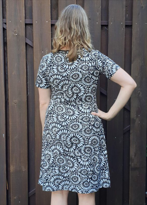 Lola - enges Jerseykleid, 4 Ärmellängen, BU 80-116 A4+A0 image number 3