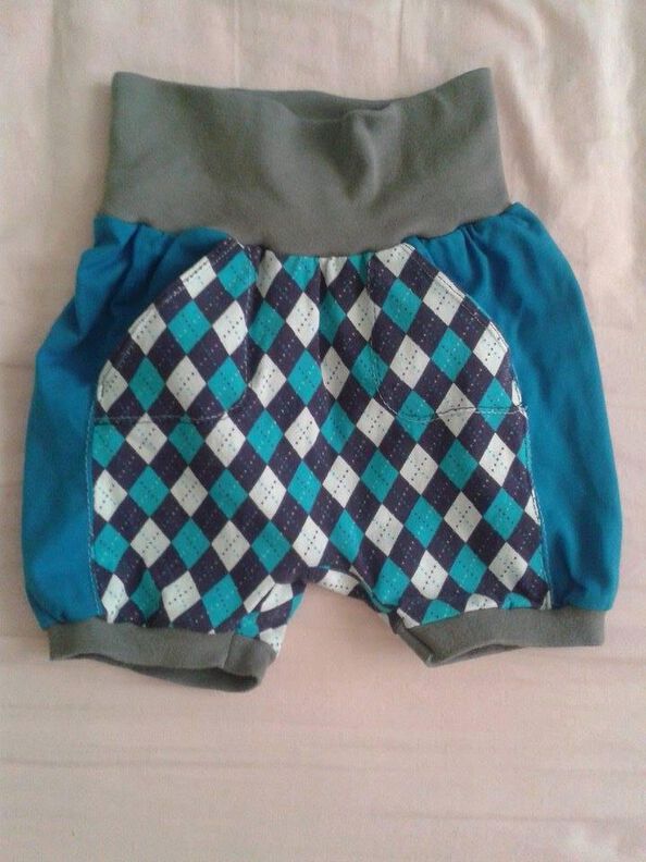 Kids Shorts für Stoffmix mit Taschen MiniBix ♥ Gr. 68-134 image number 5