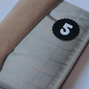 Adventskalenderzahlen für Stanzer »BlackDots« – Printable