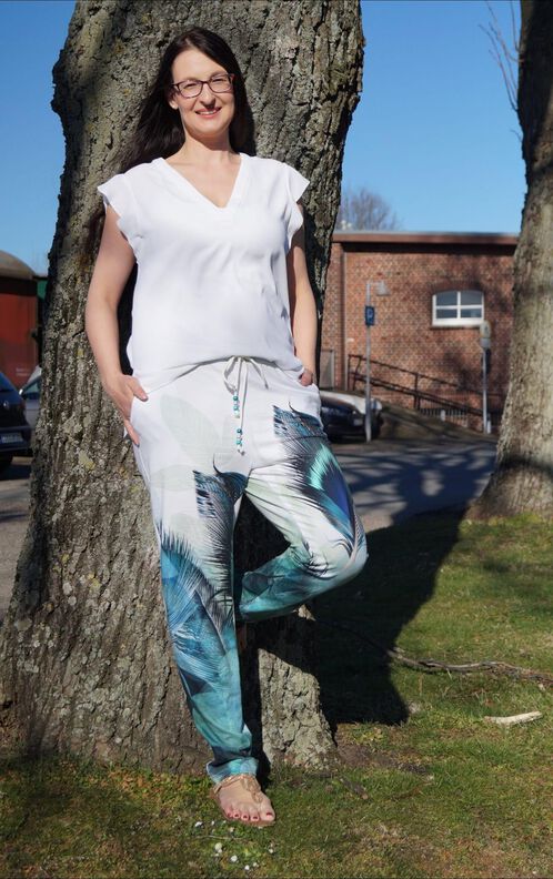 Jogpants Kyla Jerseyhose  Loungewear PDF Schnittmuster 34-50 image number 5