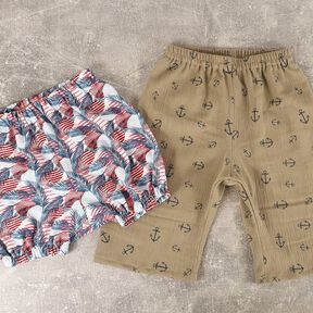 Lexi – Babyhose für den Sommer mit Gummizug Gr. 50-98, A4+A0