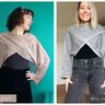 Kurzer überkreuzter Pulli  NORA - Gr. 32 - 46 thumbnail number 6