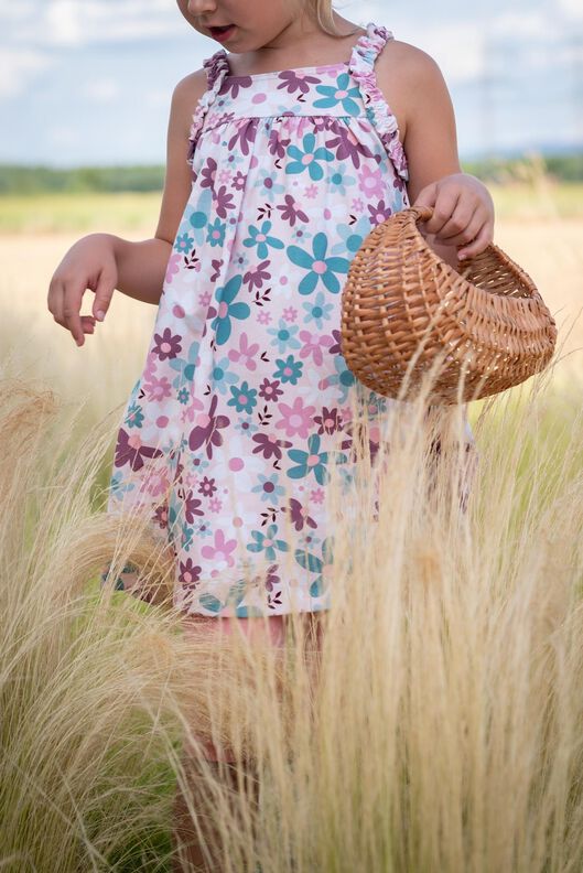 Ruffled Strap Dress - Gr. 86 - 164 image number 2