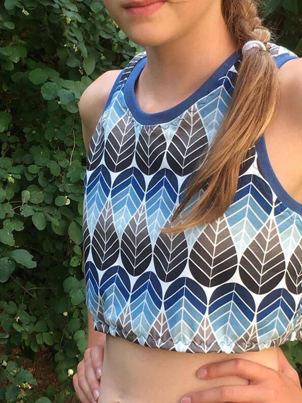 Kinder Träger Top oder Sommer Kleid KETIKA ♥ Gr. 92-164 image number 6