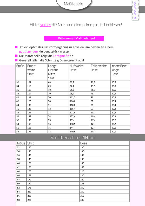 Ebook Lounge Set Damen Gr.32-58 - PDF Datei A4 image number 2