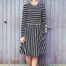 Jerseykleid (32-56) PETROLINA Damen Kleid Schnittmuster thumbnail number 3