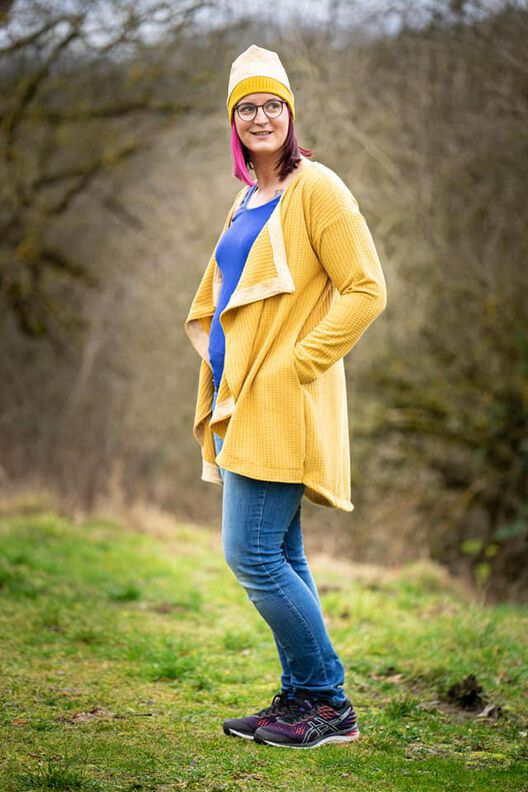 *Lady Crossbutton* Cardigan Jacke N&auml;hanleitung 32 - 54 image number 5