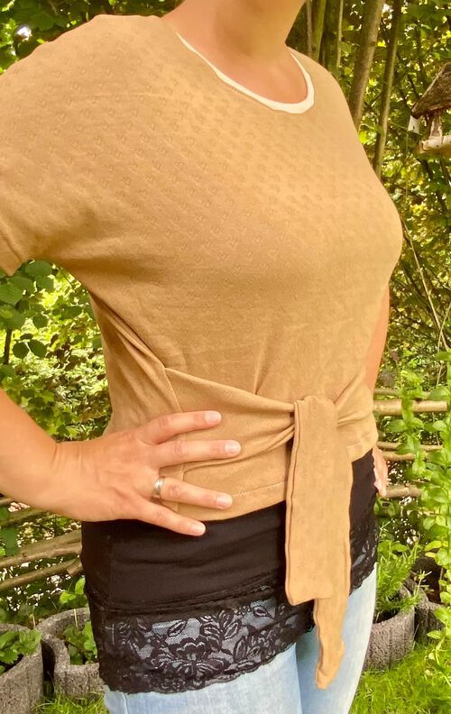 Madita Cropped Shirt Damen Gr. 32-42 Beamerfähig image number 7