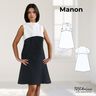 Schnittmuster Damen Kleid Manon Gr. 34-54  thumbnail number 1