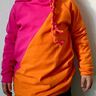 Hoodie Zwulli Kapuzenpullover mit diagonaler asymmetrischer Teilung Größe 74-164 thumbnail number 3