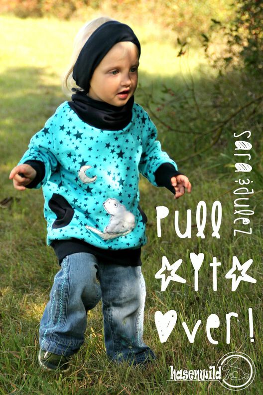 Pullover Hoodie Pull*it*Over Gr. 74/80 bis 170/176 image number 4