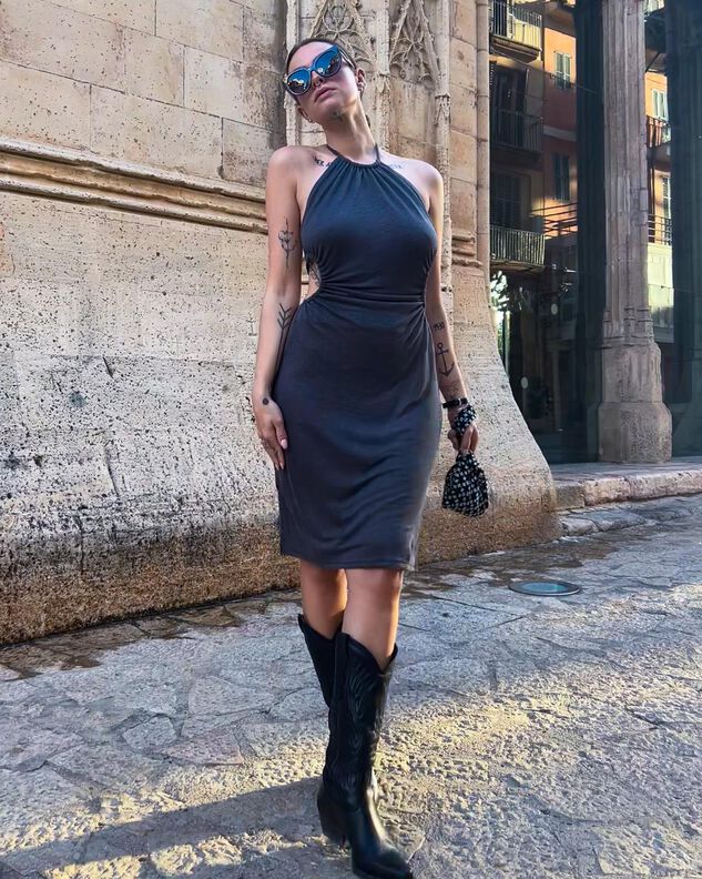 LACE UP DRESS rückenfrei Jerseykleid Schnittmuster Gr. 30-62 image number 10