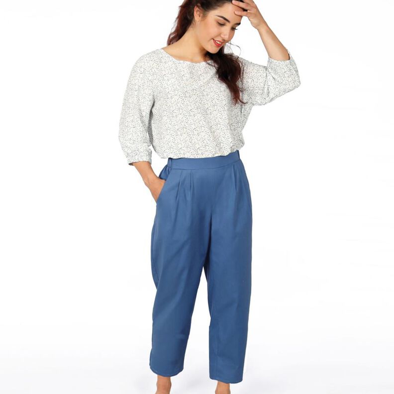 FRAU GUSTA - Egg-shape Hose mit Bundfalten XS-XXL image number 1